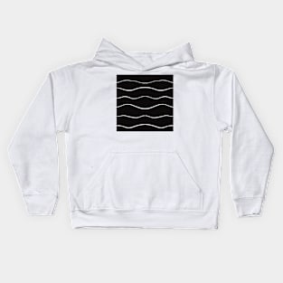 White Waves Kids Hoodie